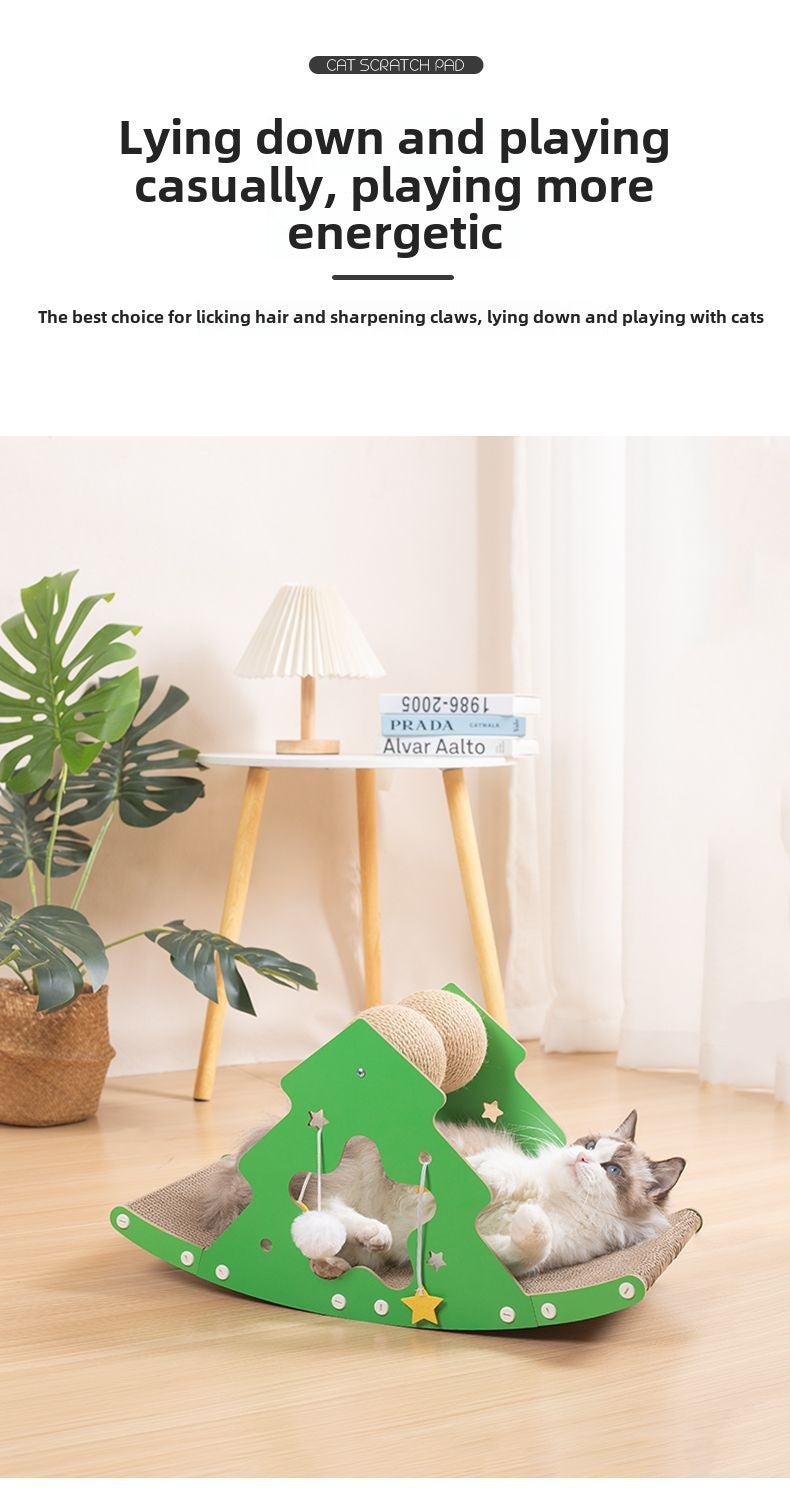 Cactus shaker sofa cat scratching board is durable and does not drop debris corrugated large cat scratching to relieve boredom toy cat scratching board