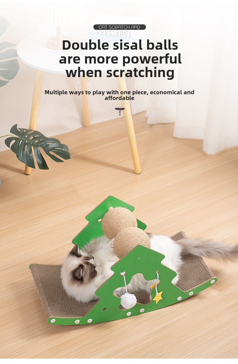 Cactus shaker sofa cat scratching board is durable and does not drop debris corrugated large cat scratching to relieve boredom toy cat scratching board