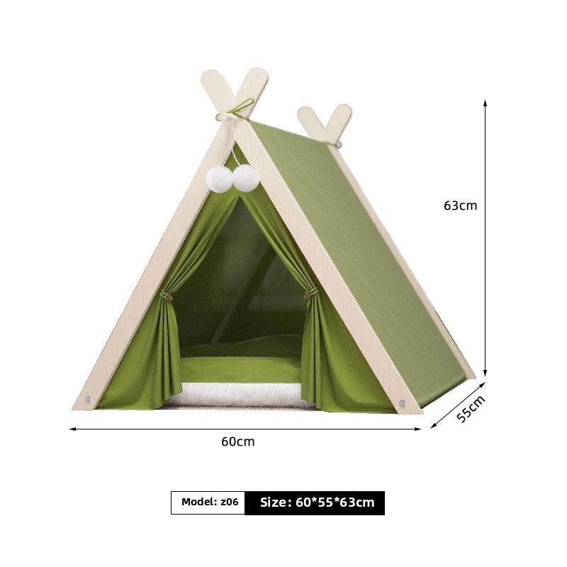 Wholesale Pet Tent Kennel Four Seasons Universal Cat Delivery Room Closed Pine Winter Warm Cat Tent Cat Nest
