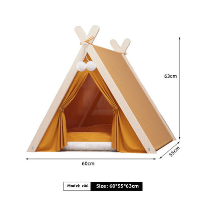 Wholesale Pet Tent Kennel Four Seasons Universal Cat Delivery Room Closed Pine Winter Warm Cat Tent Cat Nest