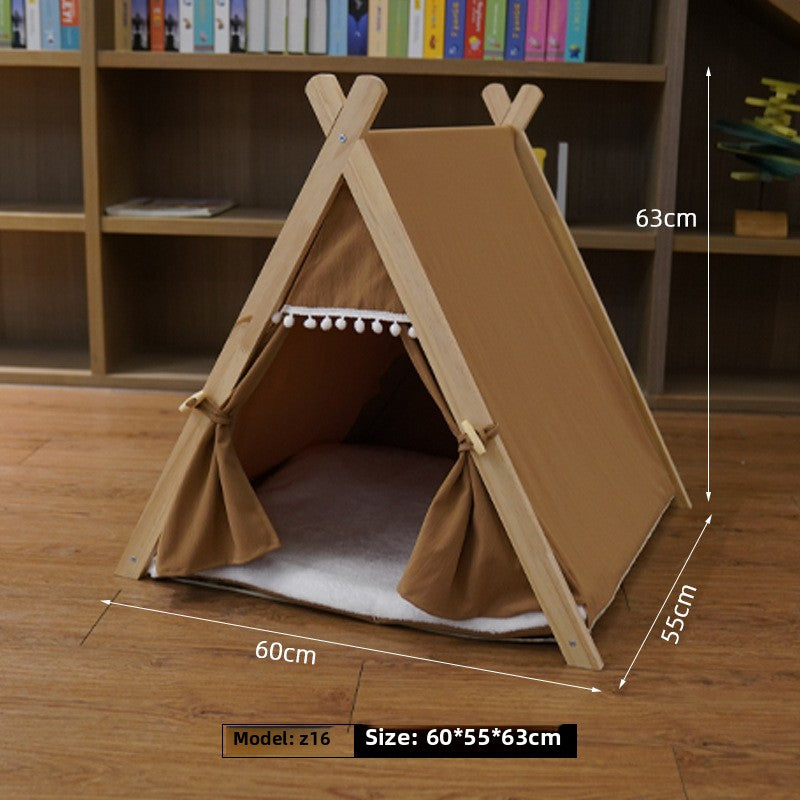 Wholesale Pet Tent Kennel Four Seasons Universal Cat Delivery Room Closed Pine Winter Warm Cat Tent Cat Nest