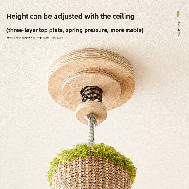 cat climbing frame is indomitable cat nest cat tree integrated sisal cat scratching column  indomitable