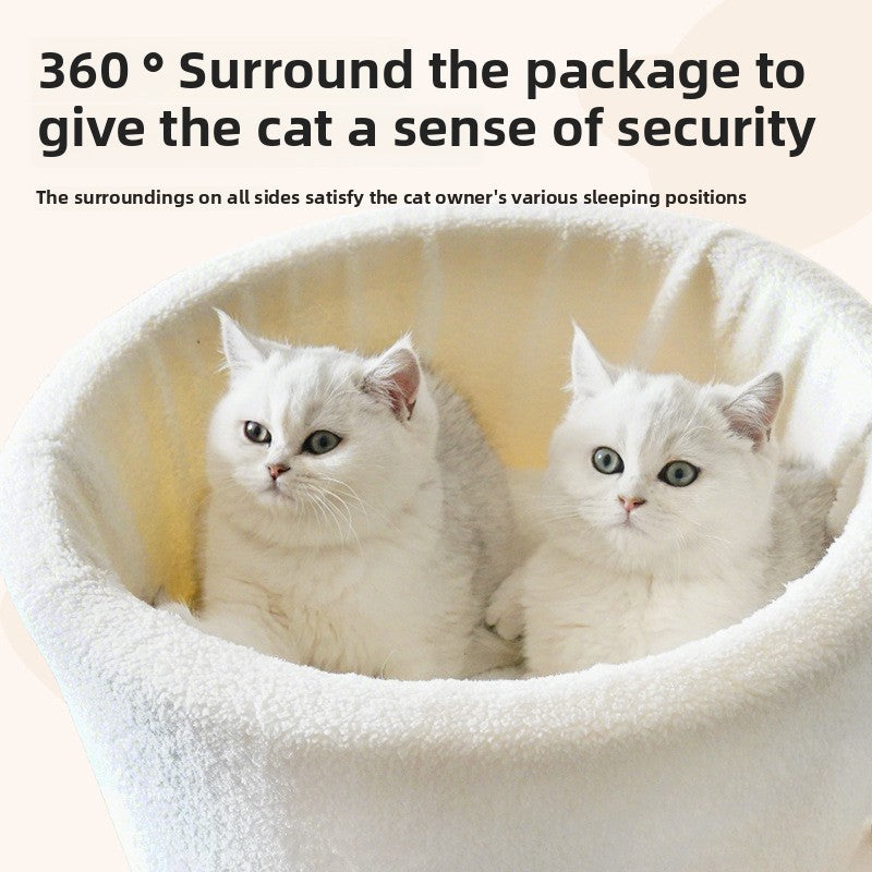 Wholesale new comfortable and fun self-hi guest coffee cup high value creative cartoon cup warm pet nest cat nest