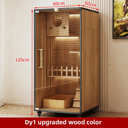 Wholesale Cat Villa Wooden Cat Cage Household Cat Nest Cat House Large Free Space Cat House Luxury Cat House Cat Cabinet