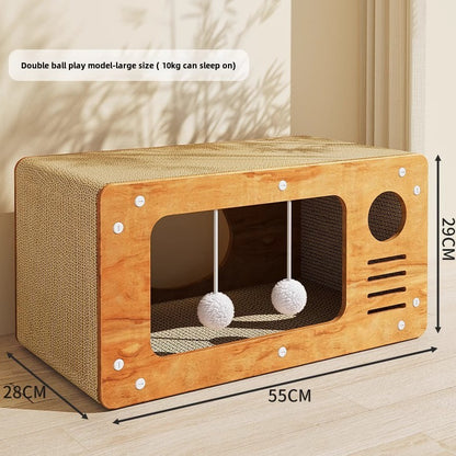 cattery cat house  cat nest  cat house is integrated and scratch-resistant. The cat room house is universal in all seasons.