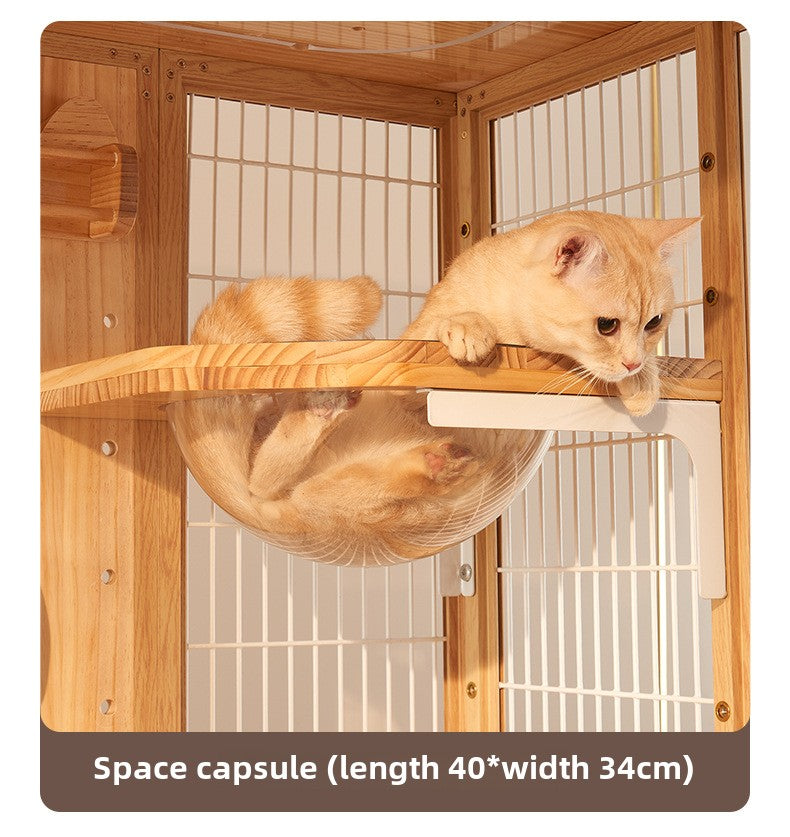 Cat villa interior cat box springboard hammock hammock basket fan board hanging ball scratching column cat head cat scratching board