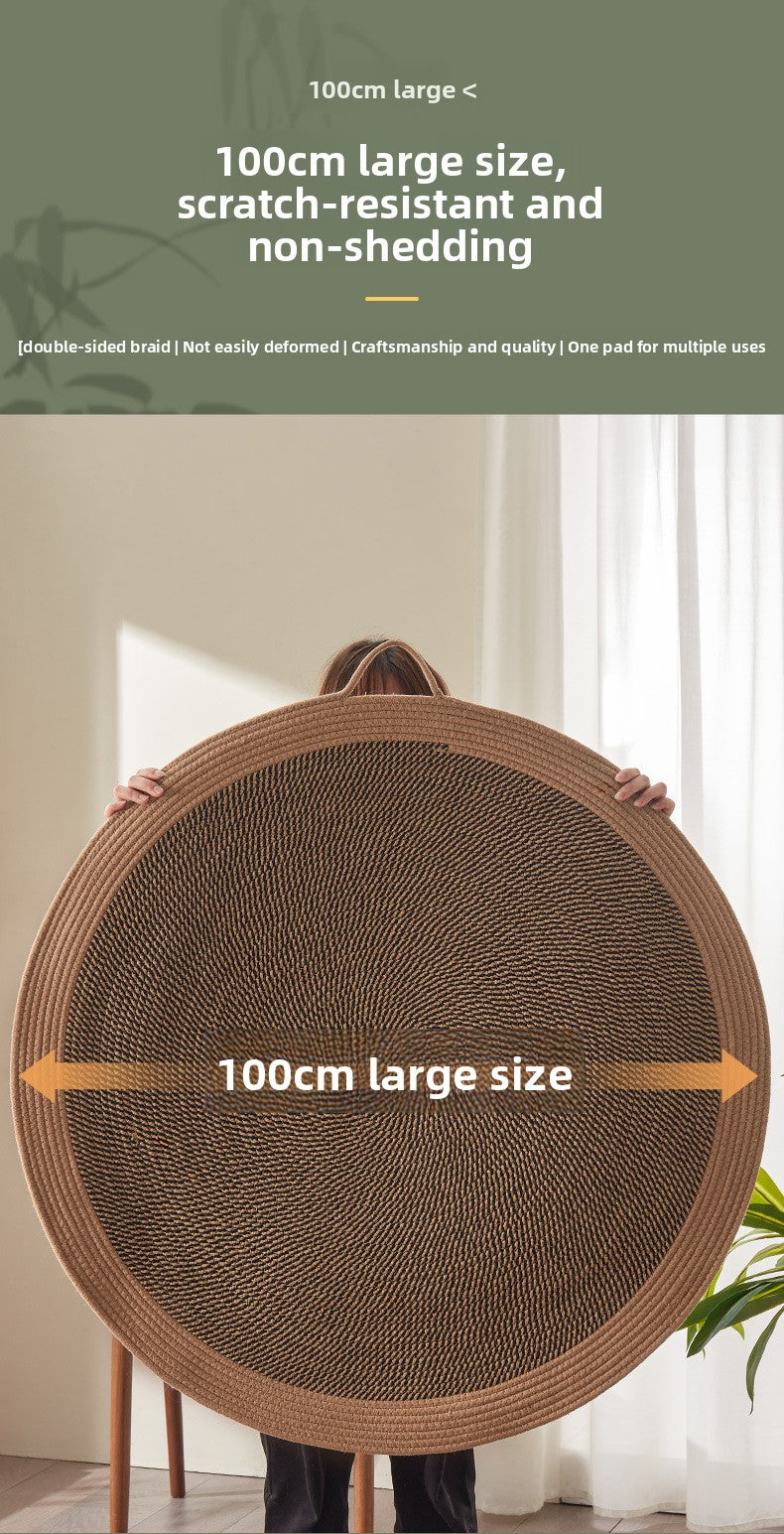 Cat cushions for sleeping in summer are wear-resistant and cannot drop chips. Pet supplies. Rattan mat, cat ice mat, floor mat, cat scratching board.