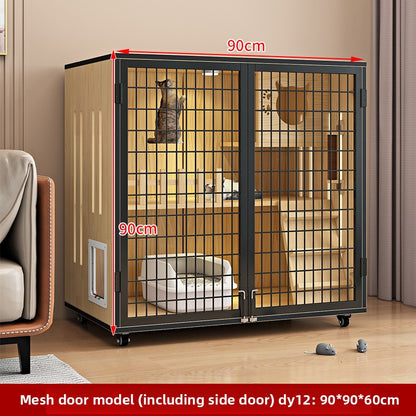 Wholesale Cat Villa Wooden Cat House  Integrated   Indoor Panoramic Cat Room