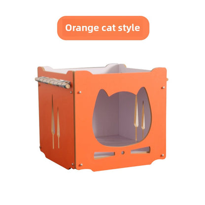 Wholesale cat litter, cat hammock cat tree cat box closed Yueshang cat litter cat pad