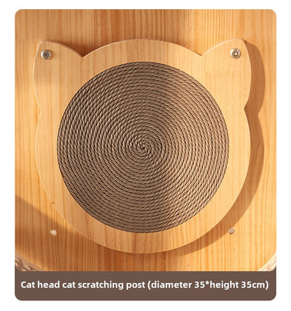 Cat villa interior cat box springboard hammock hammock basket fan board hanging ball scratching column cat head cat scratching board