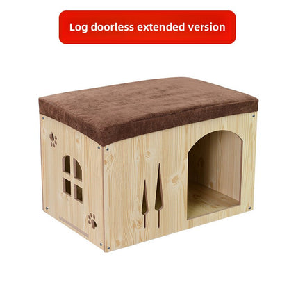 Wholesale Pet Shoe Changing Stool Removable and Washable Four Seasons Pet House Wooden Pet Nest Storage Kennel Cat Nest Rabbit Cage