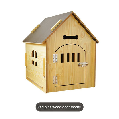 Wholesale pet dog house removable and easy to install Four Seasons cat nest wooden house dog cage indoor and outdoor universal