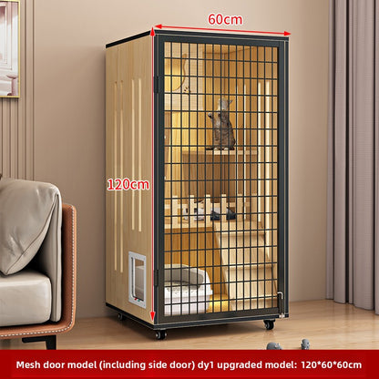 Wholesale Cat Villa Wooden Cat House  Integrated   Indoor Panoramic Cat Room