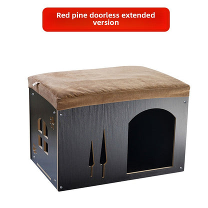 Wholesale Pet Shoe Changing Stool Removable and Washable Four Seasons Pet House Wooden Pet Nest Storage Kennel Cat Nest Rabbit Cage