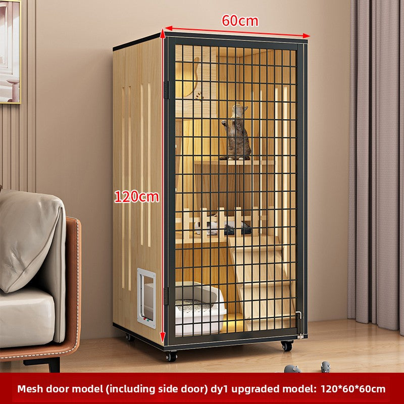 Wholesale Cat Villa Wooden Cat House  Integrated   Indoor Panoramic Cat Room