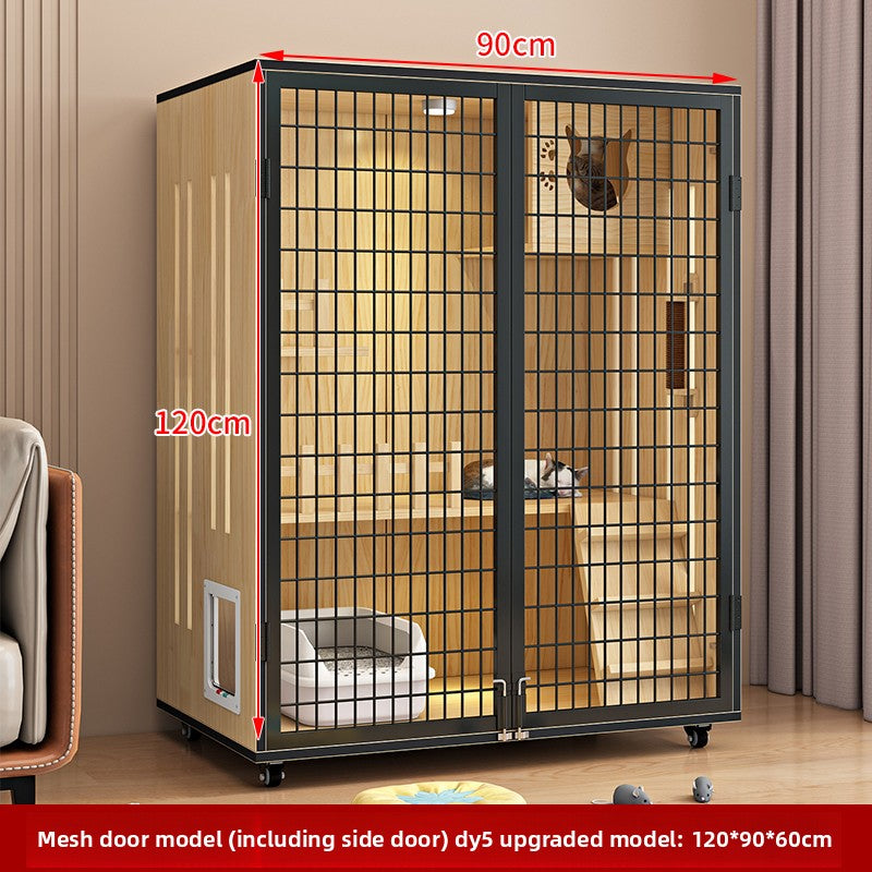 Wholesale Cat Villa Wooden Cat House  Integrated   Indoor Panoramic Cat Room