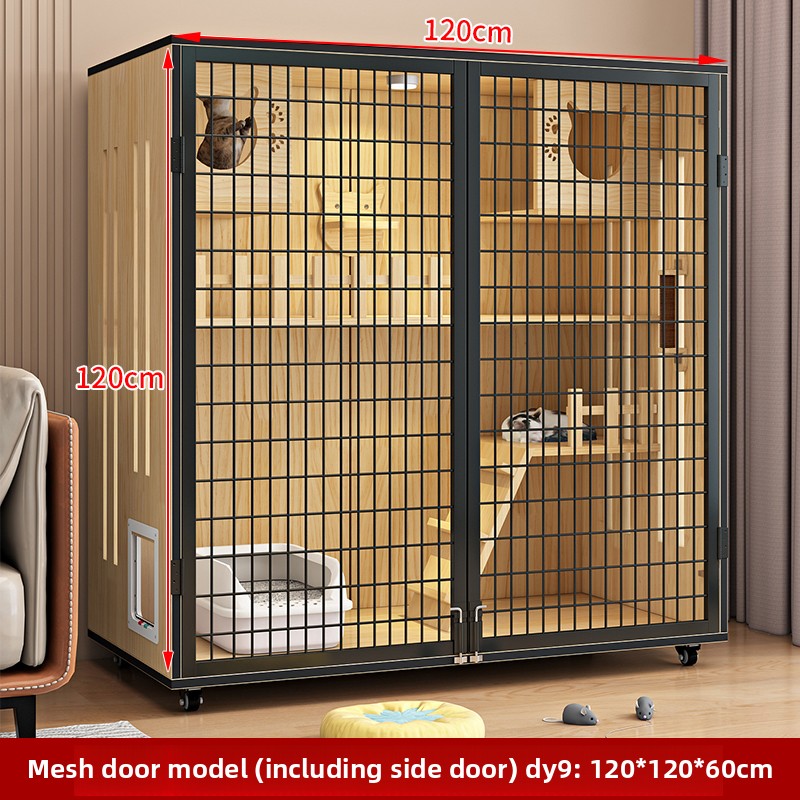 Wholesale Cat Villa Wooden Cat House  Integrated   Indoor Panoramic Cat Room