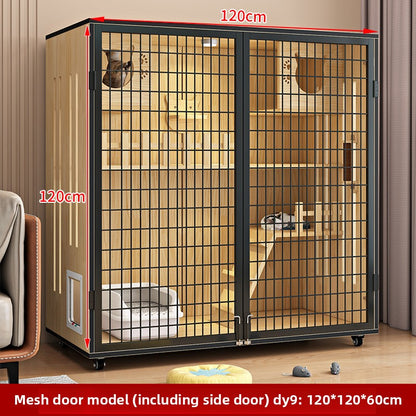 Wholesale Cat Villa Wooden Cat House  Integrated   Indoor Panoramic Cat Room