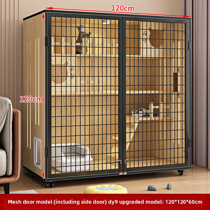 Wholesale Cat Villa Wooden Cat House  Integrated   Indoor Panoramic Cat Room