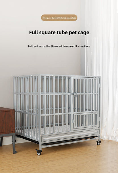 cattery, Dog Cage, Medium-sized Dog Toilet, Integrated Golden Retriever, Large Dog Side Herding Special Dog Cage, Extra Large Kennel, Universal in All Seasons