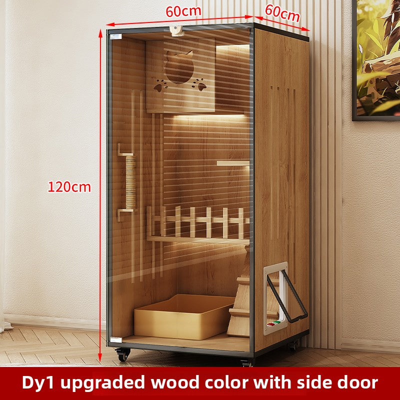 Wholesale Cat Villa Wooden Cat Cage Household Cat Nest Cat House Large Free Space Cat House Luxury Cat House Cat Cabinet