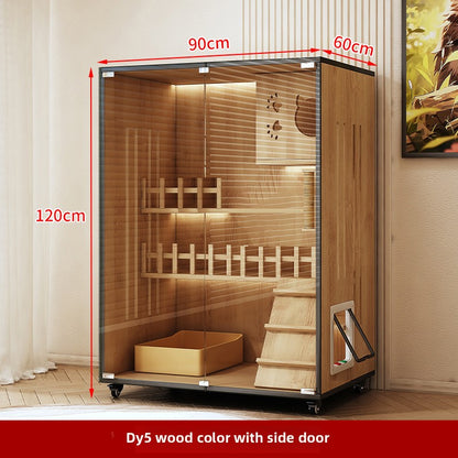 Wholesale Cat Villa Wooden Cat Cage Household Cat Nest Cat House Large Free Space Cat House Luxury Cat House Cat Cabinet