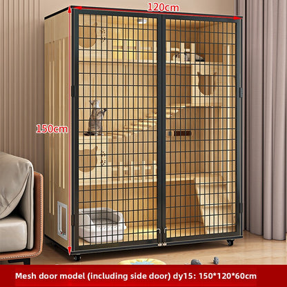 Wholesale Cat Villa Wooden Cat House  Integrated   Indoor Panoramic Cat Room