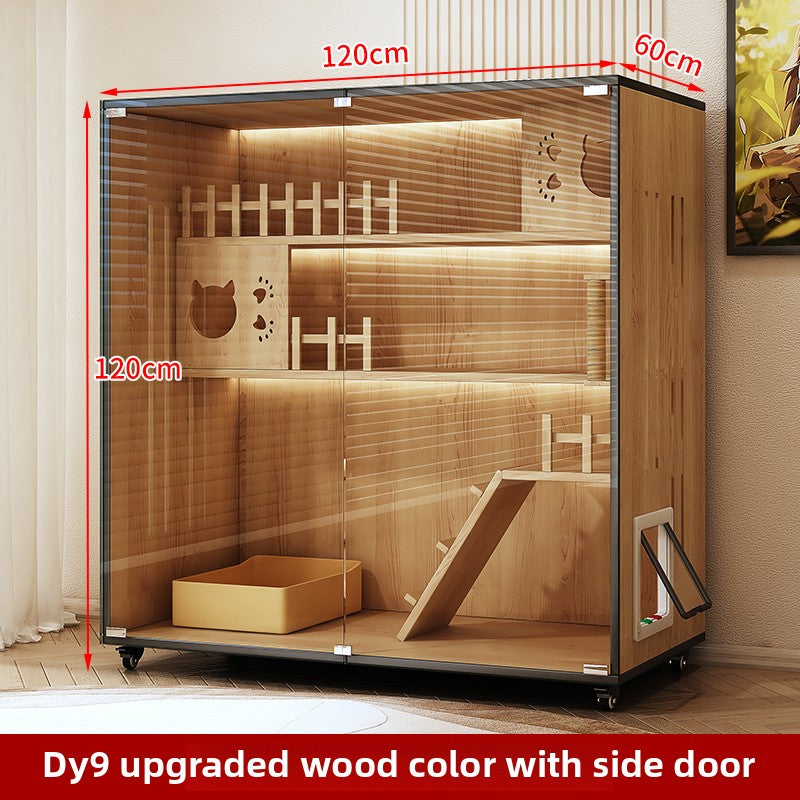 Wholesale Cat Villa Wooden Cat Cage Household Cat Nest Cat House Large Free Space Cat House Luxury Cat House Cat Cabinet