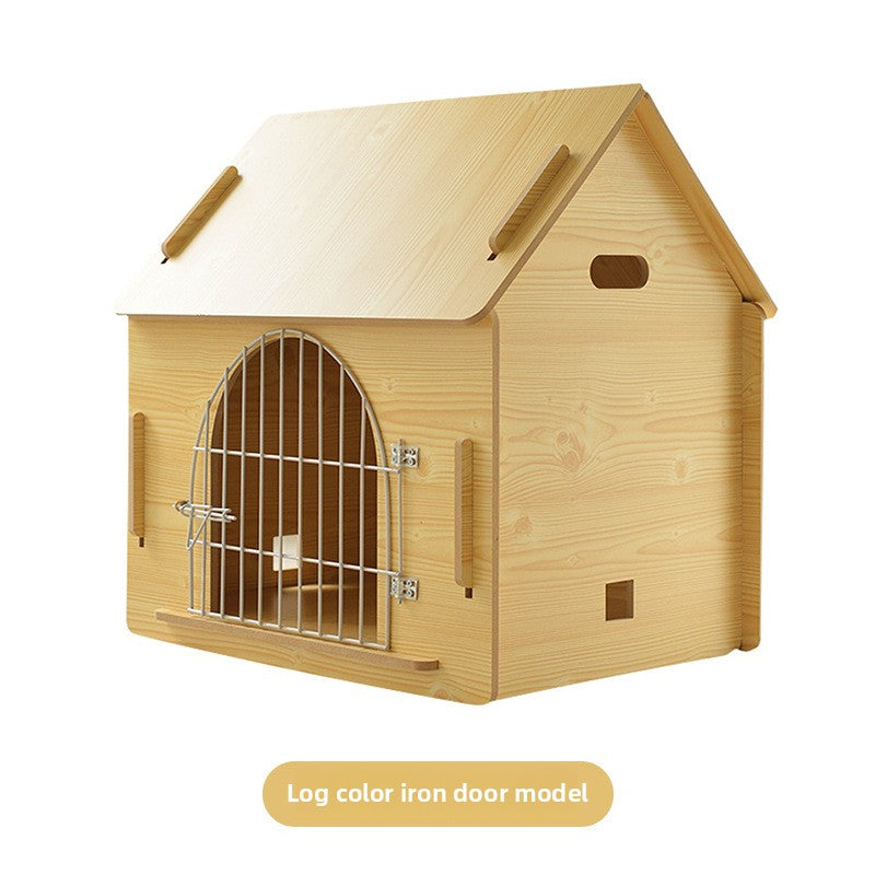Wholesale Wooden Dog Cage Dog House Pet Fence Pet Wooden House Dog House Dog Cage Dog Mattress Cat Nest Free Four Seasons Mat