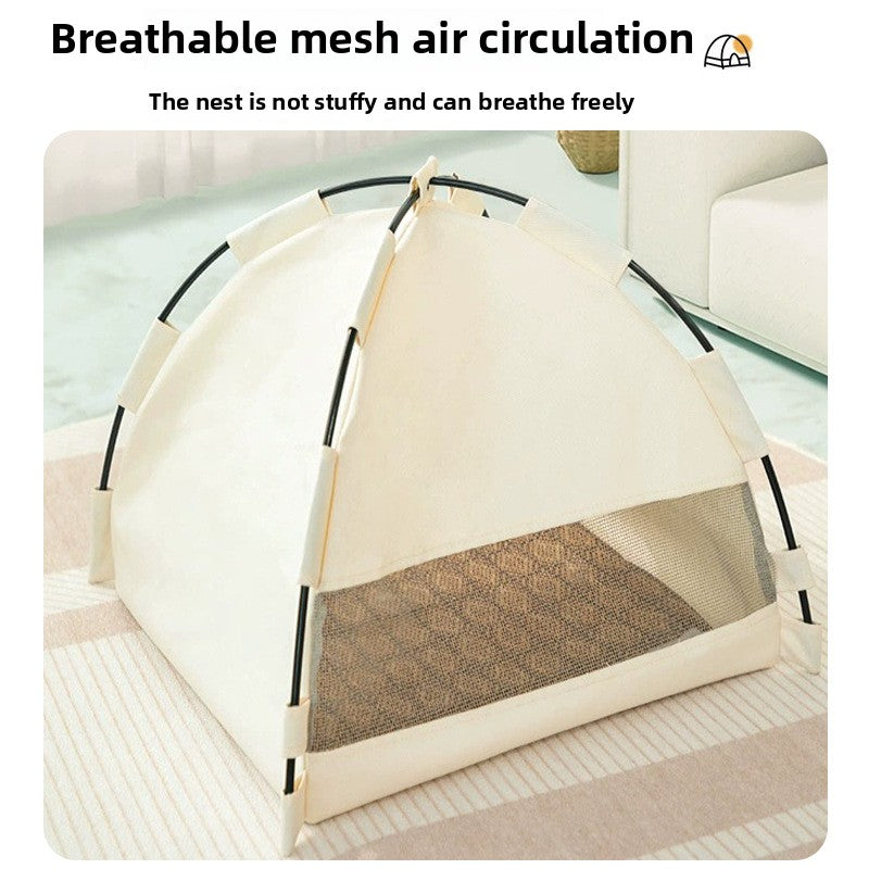 Wholesale pet tent nest foldable cat outdoor tent dog small house