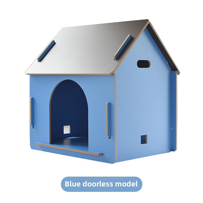 Wholesale Wooden Dog Cage Dog House Pet Fence Pet Wooden House Dog House Dog Cage Dog Mattress Cat Nest Free Four Seasons Mat