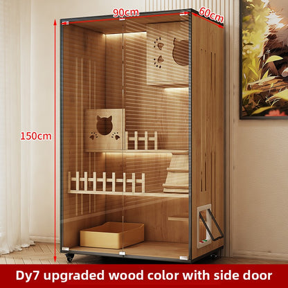 Wholesale Cat Villa Wooden Cat Cage Household Cat Nest Cat House Large Free Space Cat House Luxury Cat House Cat Cabinet