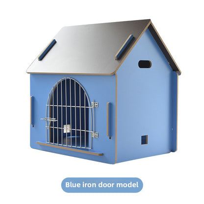 Wholesale Wooden Dog Cage Dog House Pet Fence Pet Wooden House Dog House Dog Cage Dog Mattress Cat Nest Free Four Seasons Mat