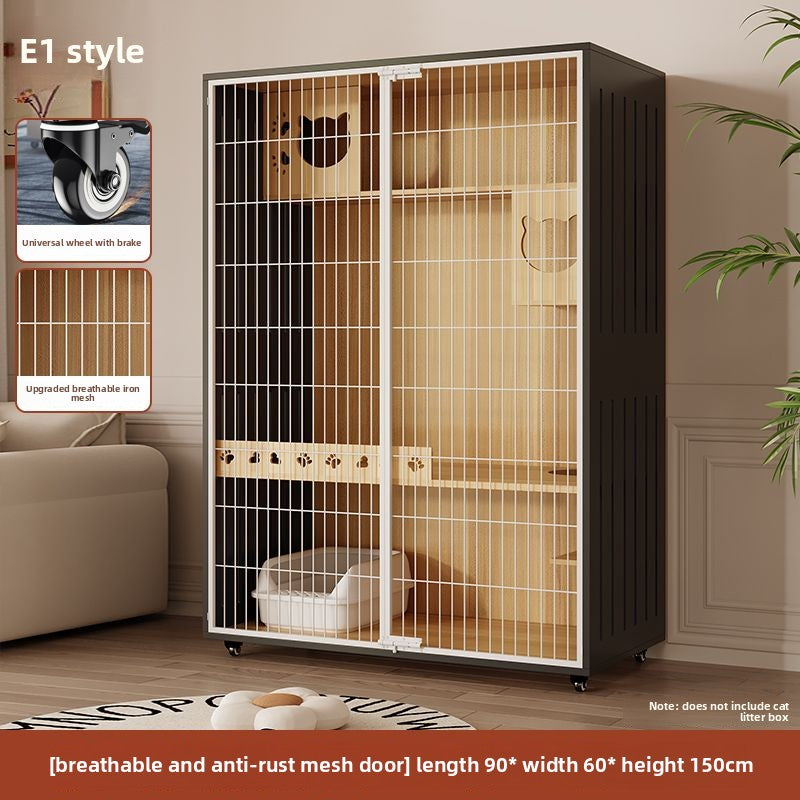 Wholesale Iron Mesh Cat Villa Pet Cabinet Cat Cage Household Indoor Cat Nest Cat House Large Space Cat House Cat House Cabinet