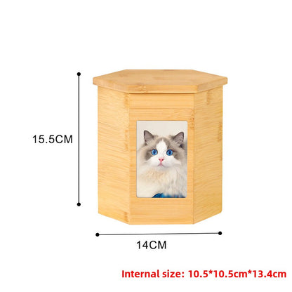 Pet Angel Urn Dog Cat Pet Memorial Cremation Kitten Puppy Cremation Funeral Box