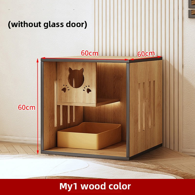 Wholesale Cat Villa Wooden Cat Cage Household Cat Nest Cat House Large Free Space Cat House Luxury Cat House Cat Cabinet
