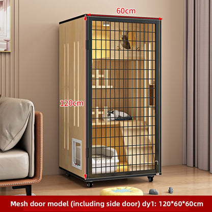 Wholesale Cat Villa Wooden Cat House  Integrated   Indoor Panoramic Cat Room