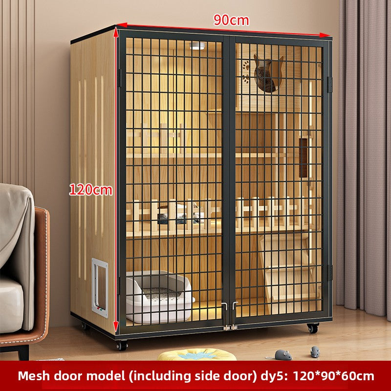 Wholesale Cat Villa Wooden Cat House  Integrated   Indoor Panoramic Cat Room