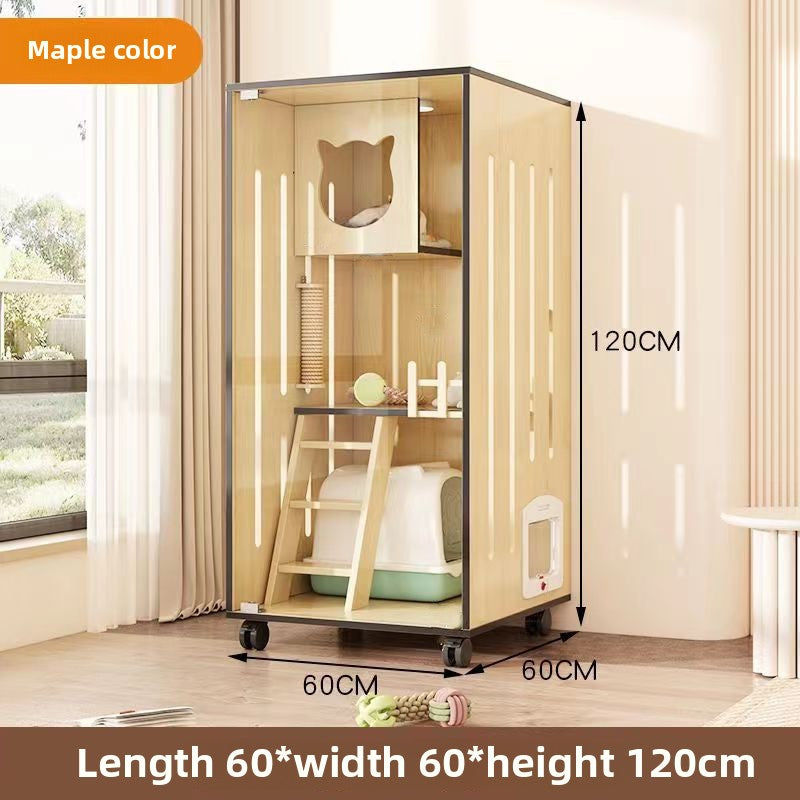 Cat Cage Cat Villa Pet Cabinet Large Free Space Luxury Cat Cat House Cat House Cat House Pet Cabinet
