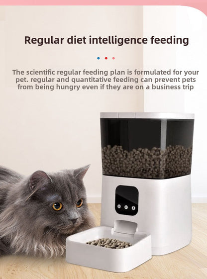 pet feeder pet smart feeder cat dog food delivery timing quantitative 7L feeder wifi cat automatic multi-function