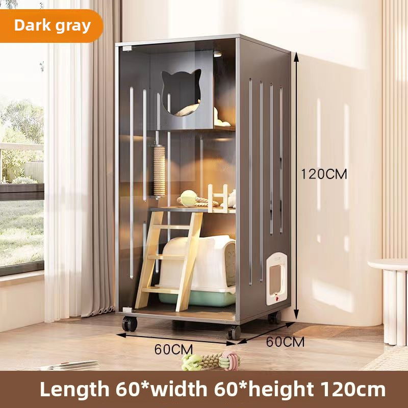 Cat Cage Cat Villa Pet Cabinet Large Free Space Luxury Cat Cat House Cat House Cat House Pet Cabinet