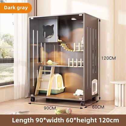 Cat Cage Cat Villa Pet Cabinet Large Free Space Luxury Cat Cat House Cat House Cat House Pet Cabinet