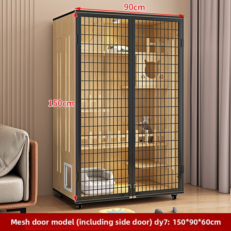 Wholesale Cat Villa Wooden Cat House  Integrated   Indoor Panoramic Cat Room