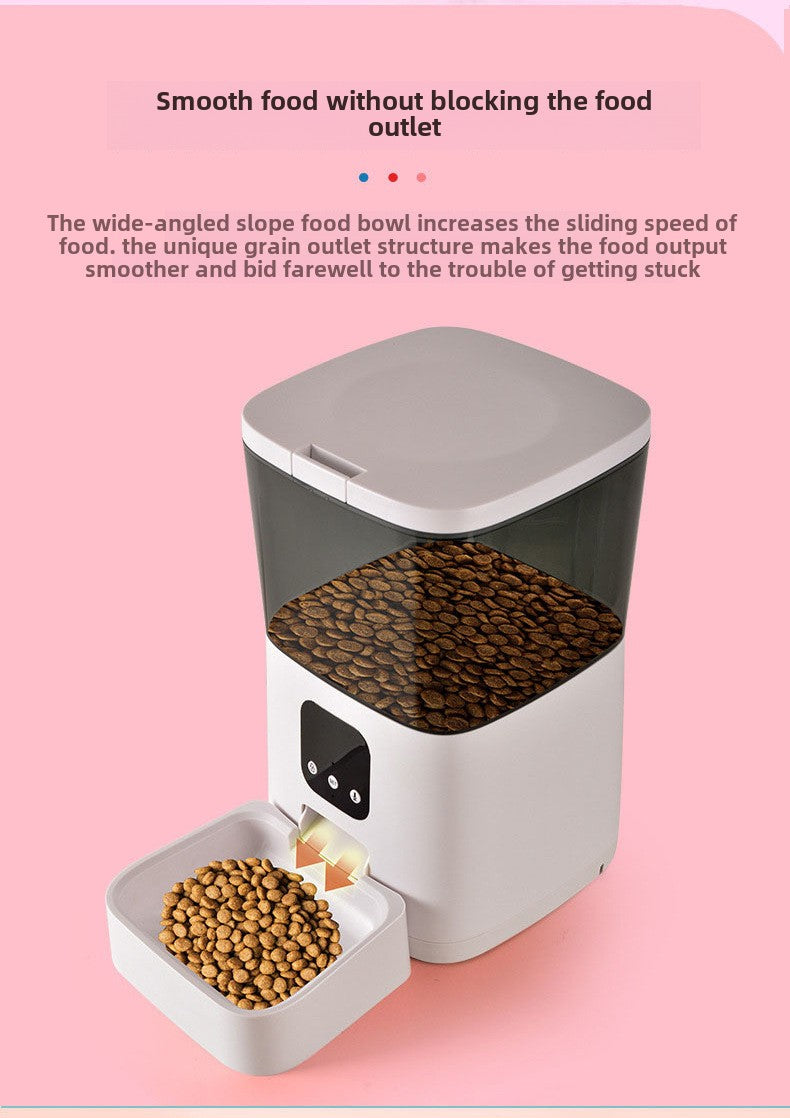 pet feeder pet smart feeder cat dog food delivery timing quantitative 7L feeder wifi cat automatic multi-function