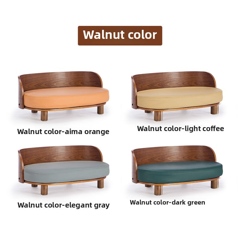 Solid wood pet nest pet sofa cat nest dog bed removable and washable summer four seasons universal medium and small