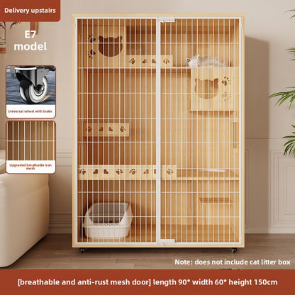 Wholesale Iron Mesh Cat Villa Pet Cabinet Cat Cage Household Indoor Cat Nest Cat House Large Space Cat House Cat House Cabinet