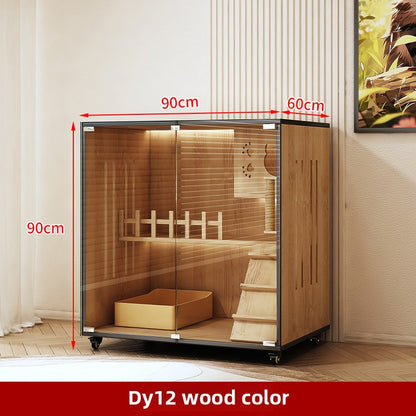Wholesale Cat Villa Wooden Cat Cage Household Cat Nest Cat House Large Free Space Cat House Luxury Cat House Cat Cabinet